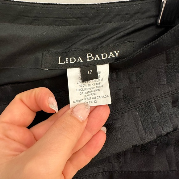 Lida Baday Black Pleated Mini Skirt - Picture 3 of 7